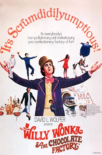 Movie Poster for Willy Wonka and the Chocolate Factory