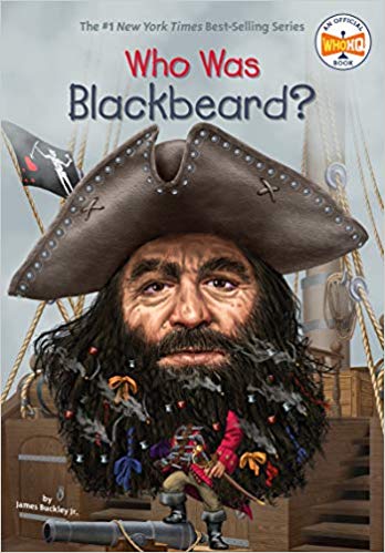 Image of the Who Was Blackbeard book cover.