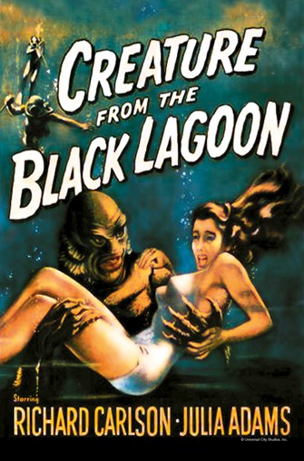 Creature from the Black Lagoon Movie Poster