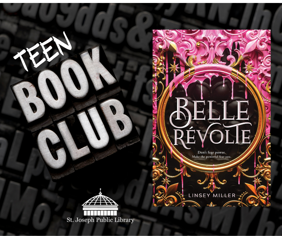 image of text Teen Book Club and Belle Revolte book cover