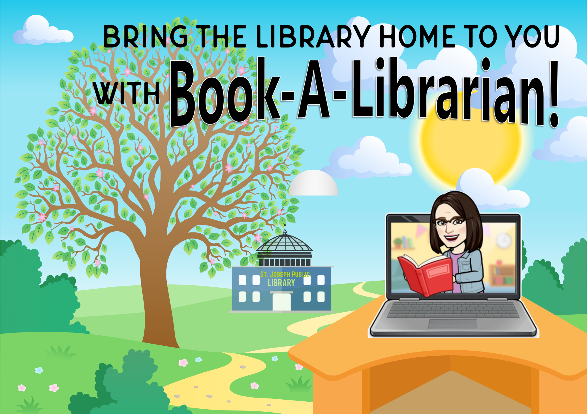 Bring the library home to you with Book-A-Librarian