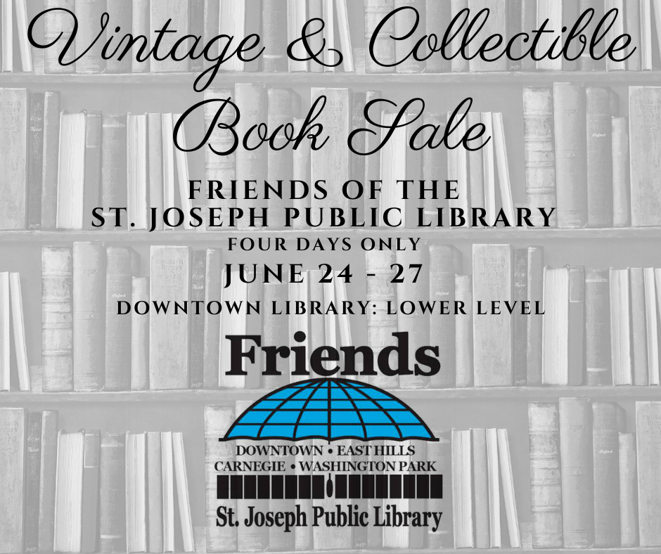 book sale hours and friends logo