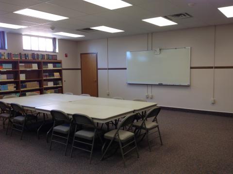 Interior shot of the Club Room at Washington Park Library