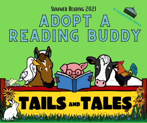 Adopt a reading buddy image with farm animals