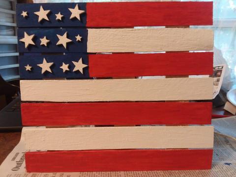 American Flag craft