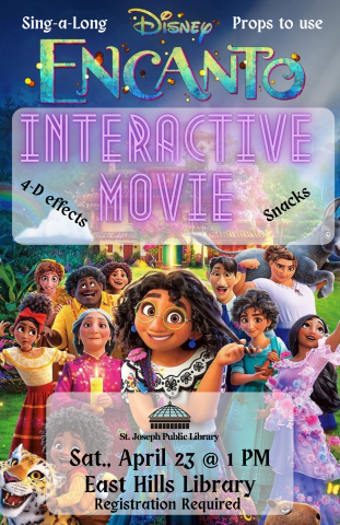 Disney's Encanto: Interactive Movie experience 4-d effects, props, sing-a-long, and snacks!