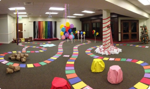 life size candyland game