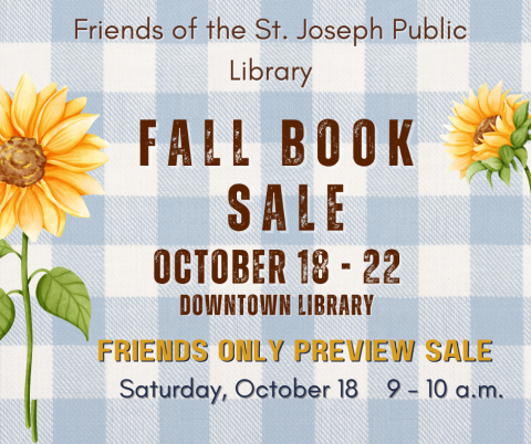 Fall Book Sale October 18 - 22 Downtown Library