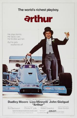 1981 movie "Arthur" cover picture