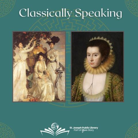 portraits of women on a jade green background