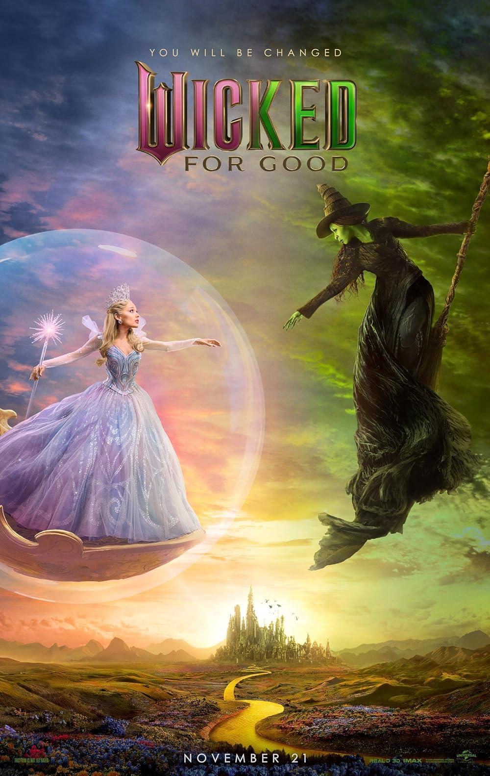 Wicked: For Good movie cover